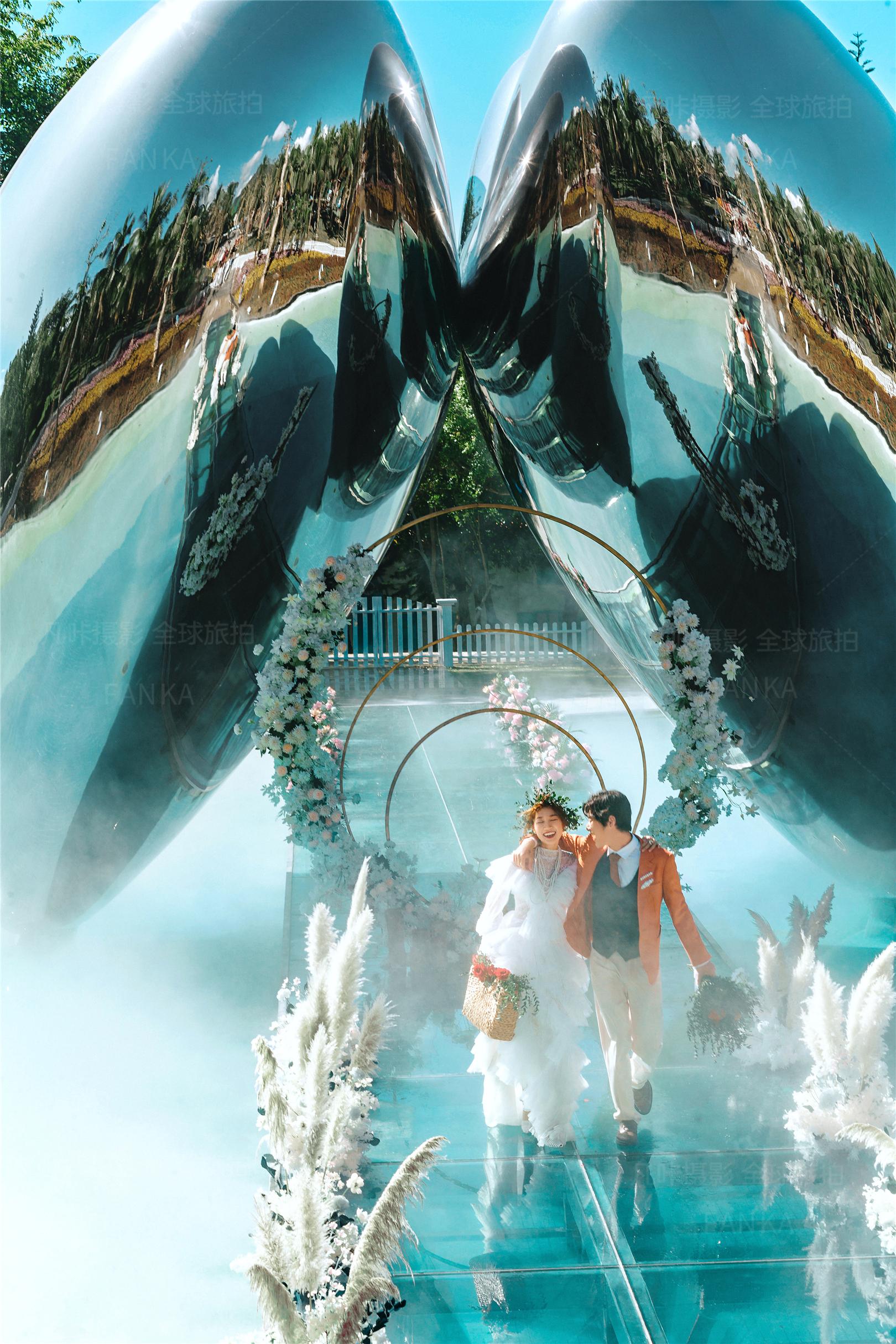 三亚蜜月旅拍婚纱摄影挑选夜景服装和拍摄夜景婚纱照的事项和细节