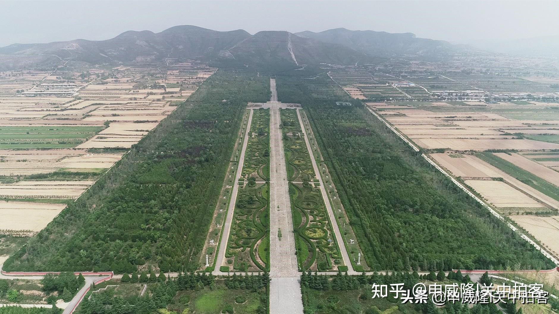 关中胜迹,唐陵最著:航拍陕西唐代十八座帝王陵墓 - 知乎