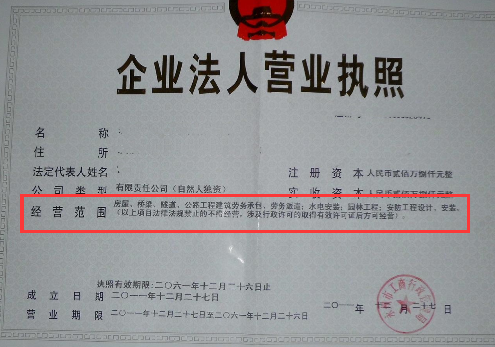 註冊公司經營範圍可以隨便寫嗎