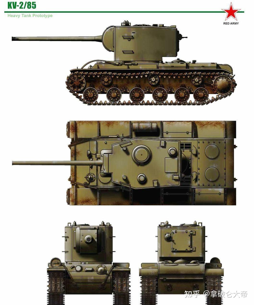 第2期苏联重型坦克kv系列坦克
