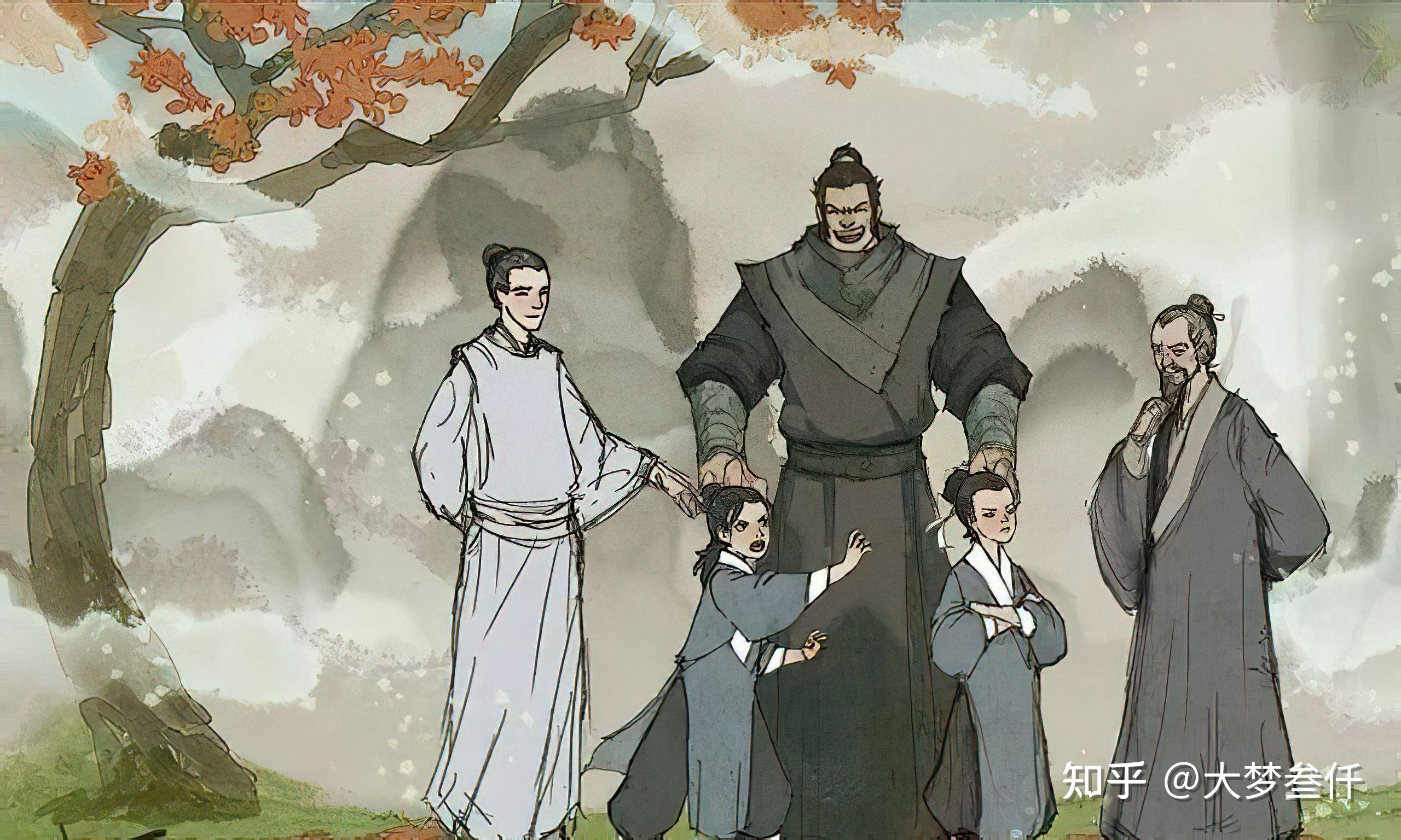 孩童打成一片,成天与小鬼头李槐斗嘴,抢李槐的酱牛肉,诓骗林守一喝酒