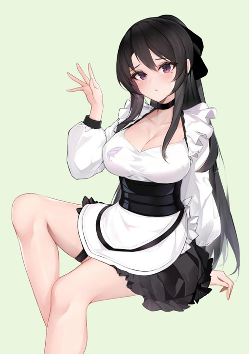 干货素材美少女紧身衣女仆装t恤画法一次性教你画