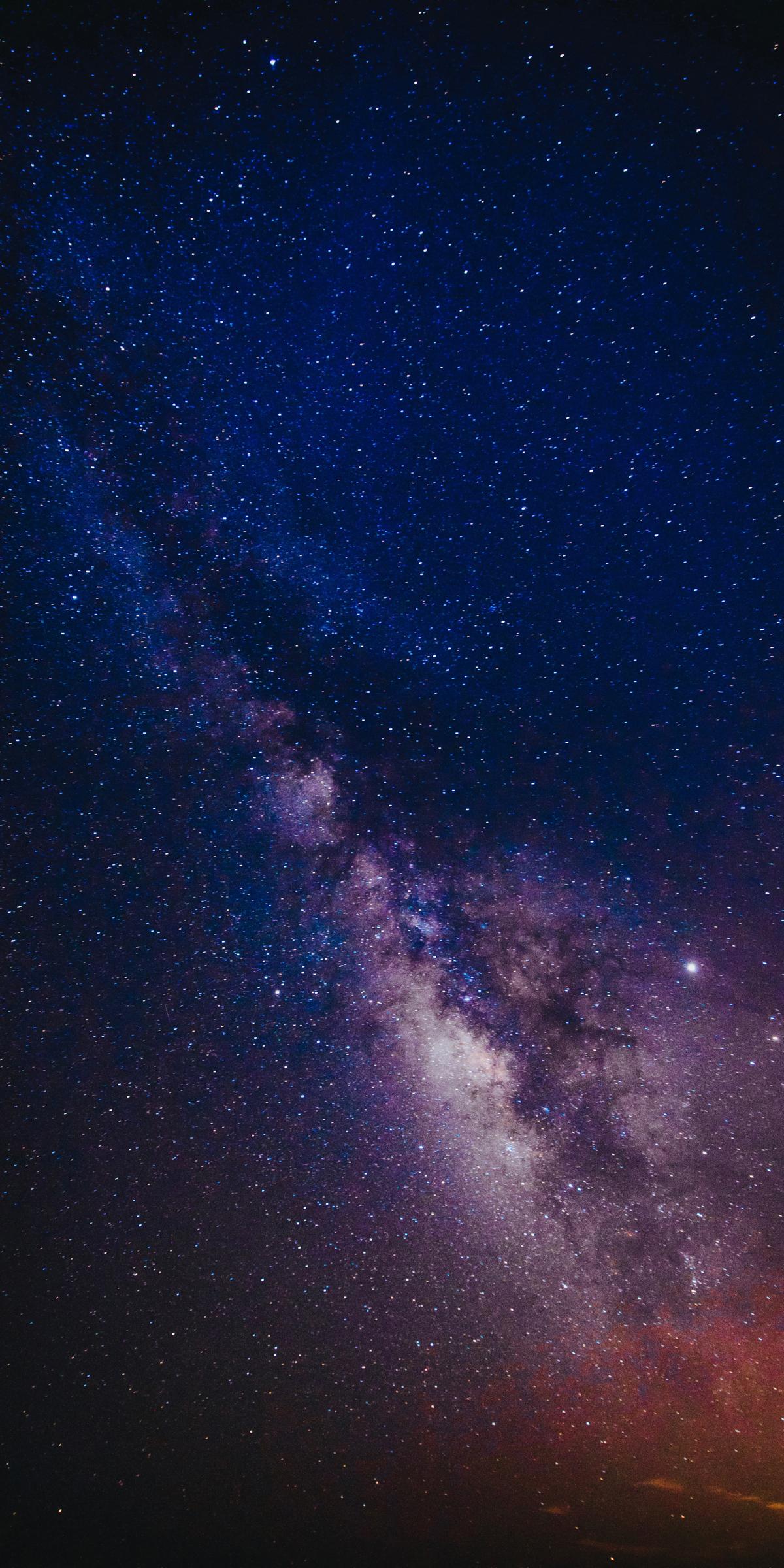 唯美夜景星空高清手机壁纸图片 | 犀牛图片网