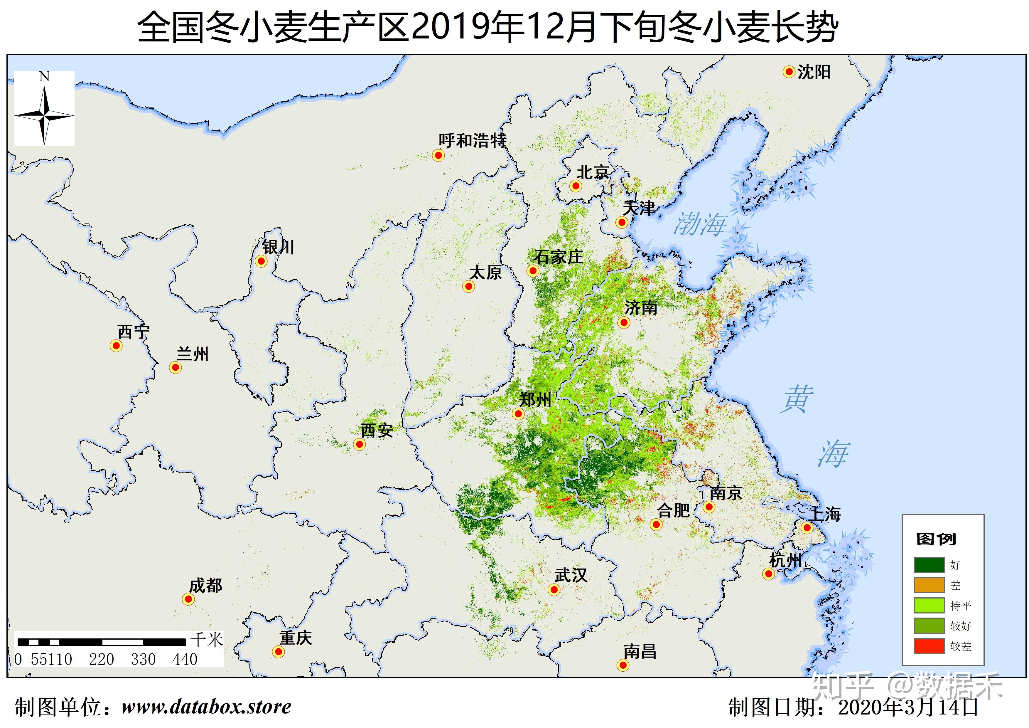 中国小麦种植分布图图片