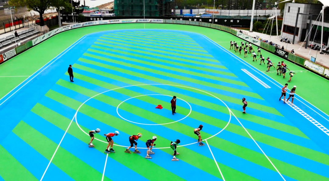 先睹为快苏州运河公园水性轮滑场换新颜啦