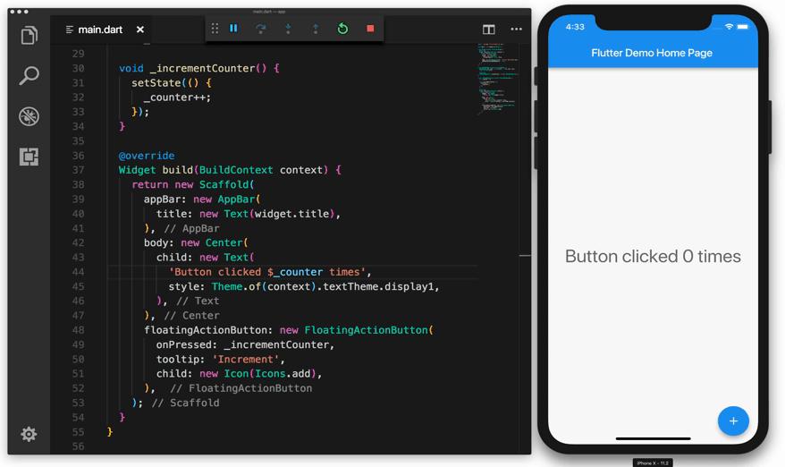 Flutter ui 