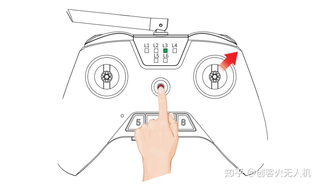 翻滚新手也能轻松实现特技飞行遥控器操控drone:bit 编程无人机的开关