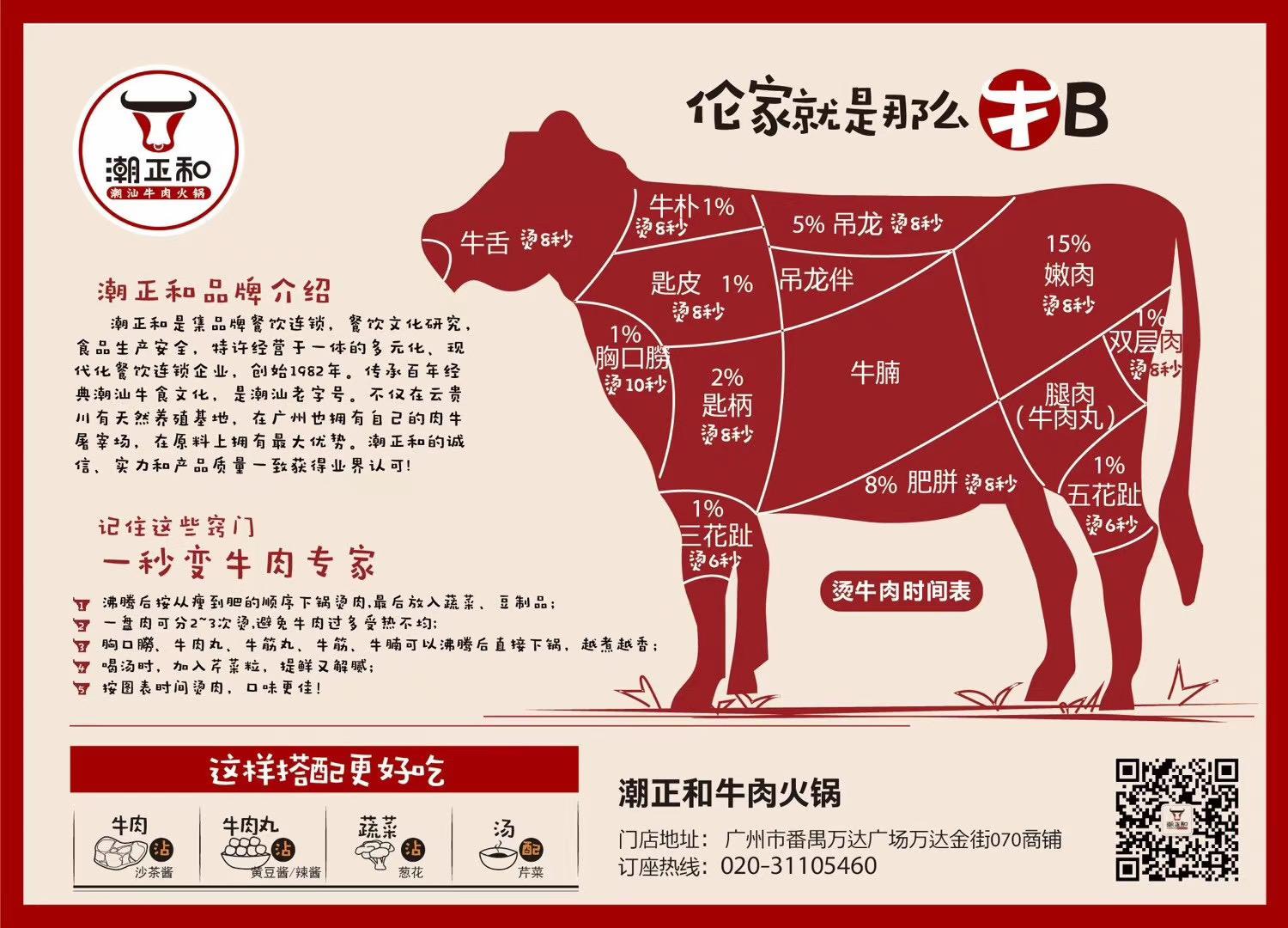 牛肉分类03因为潮汕牛肉是不冷冻,因此无法像别的火锅店用冷冻刨片