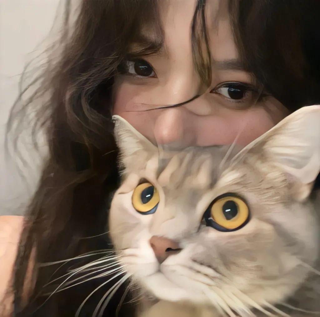 女生头像:抱猫猫的漂亮女生头像 - 知乎
