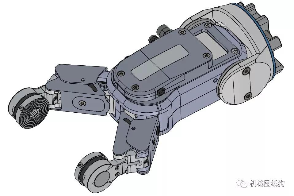 機器人onrobotrg2ft機械臂末端夾持夾具3d圖紙step格式