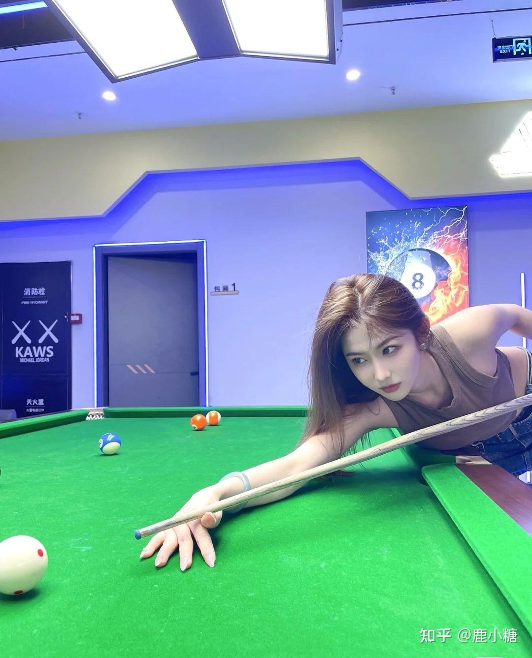 美女手机壁纸第82期:台球美女 - 知乎