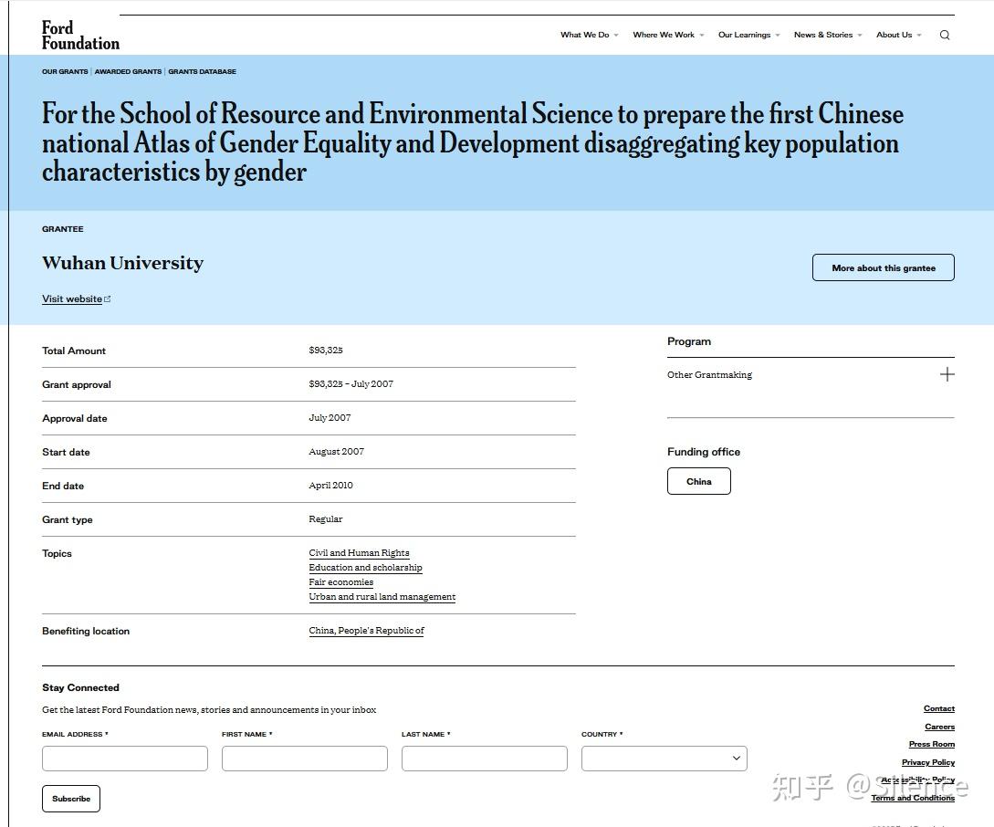 武大法学院的“性别与法律教材”是受福特基金会资助的呀？这就有意思了- 知乎