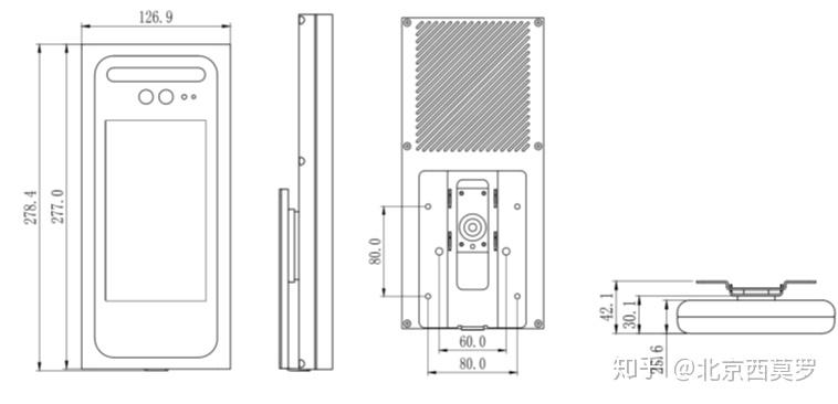 双目活体人脸识别门禁一体机