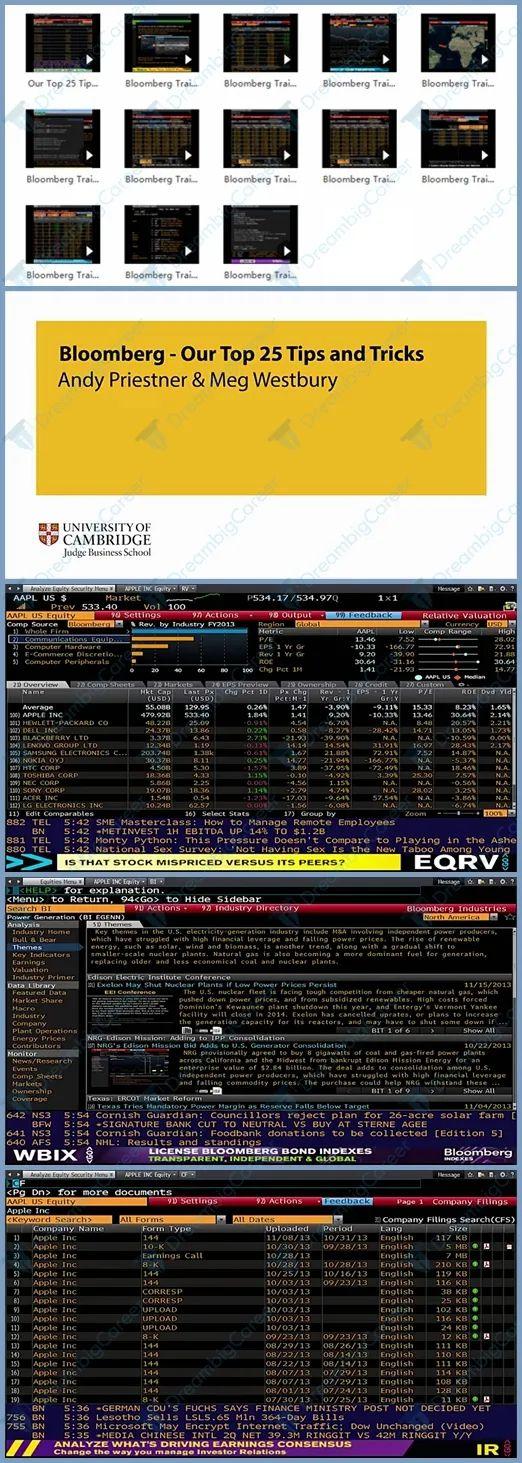 在投行实习第一次用Bloomberg,如何装作很熟练的样子?「附全套操作手册」 - 知乎