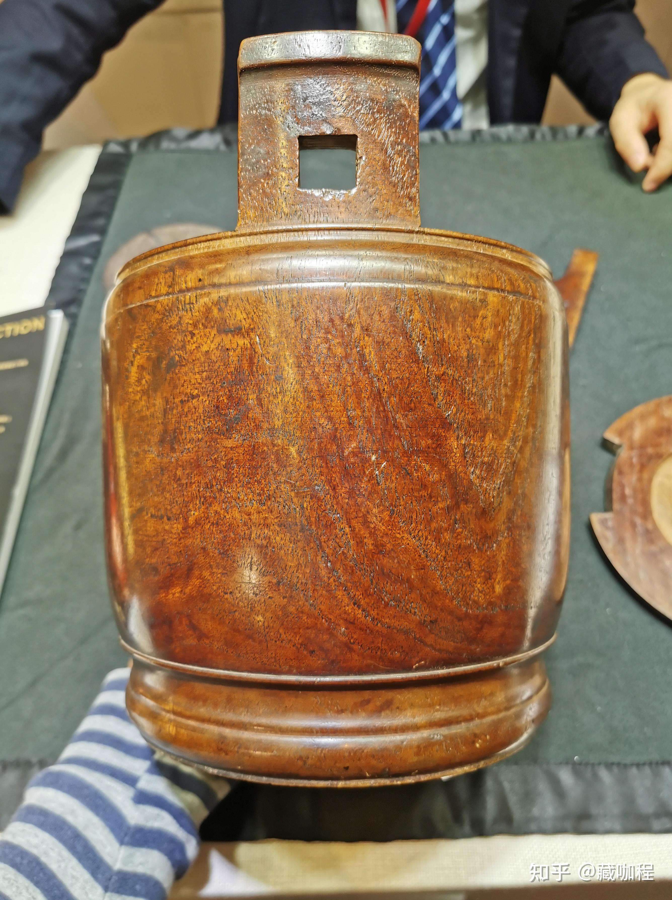 大口进小口出清黄花梨茶壶桶简单易用