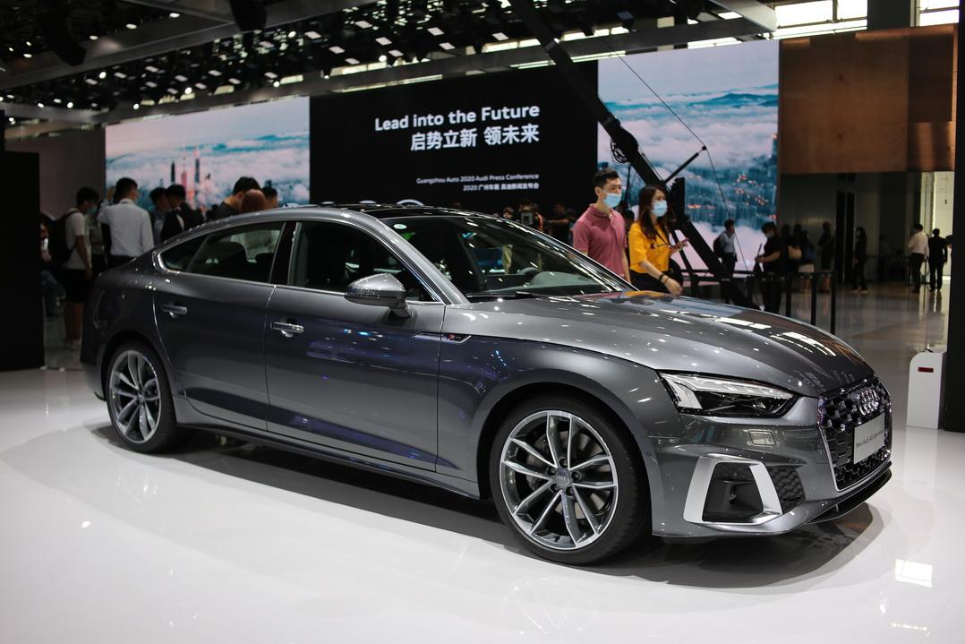 无边框车门大溜背广州车展实拍奥迪a5sportback