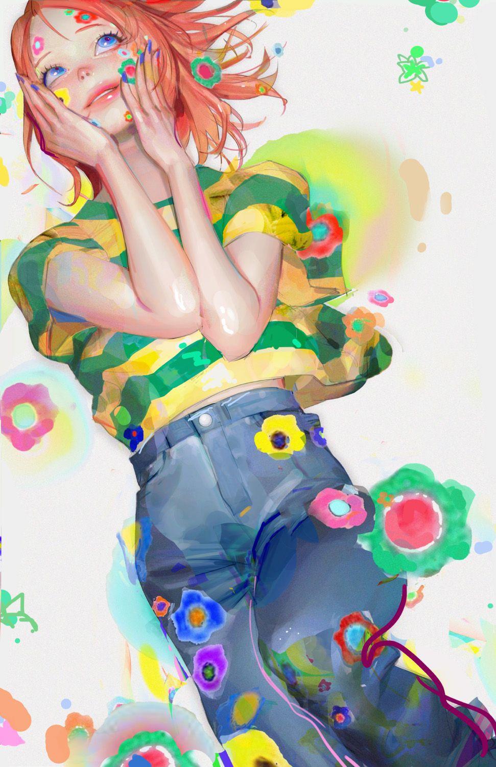 画师的色彩搭配真的太绝了!今天介绍一位韩国的插画师—jisuartist