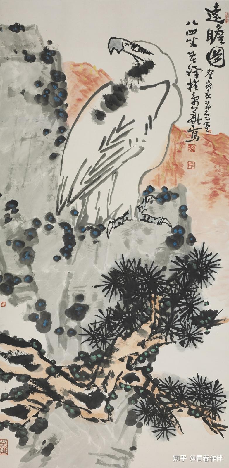 李苦禅画鹰开一代新风