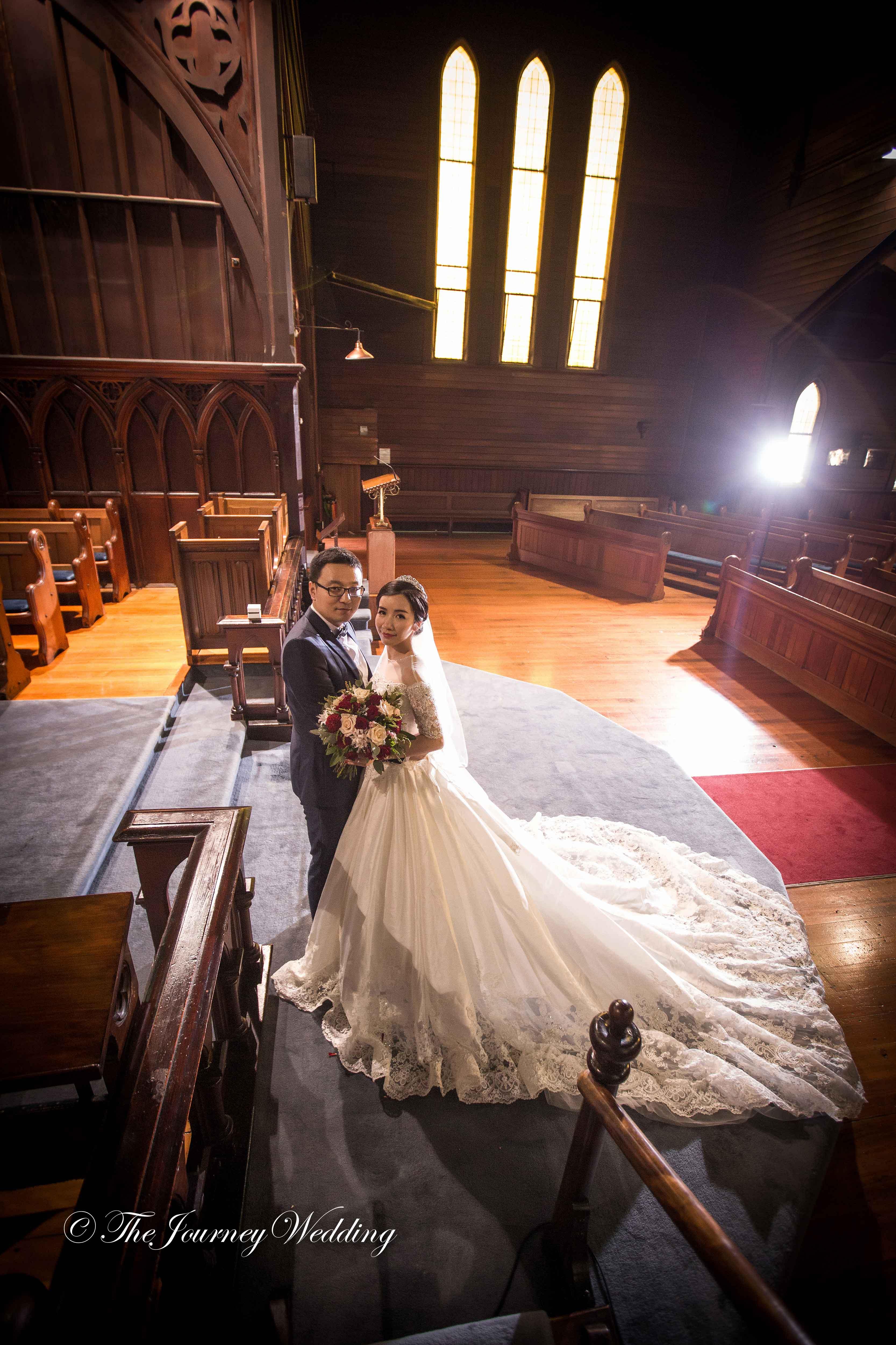 婚礼的灵魂新西兰教堂婚礼