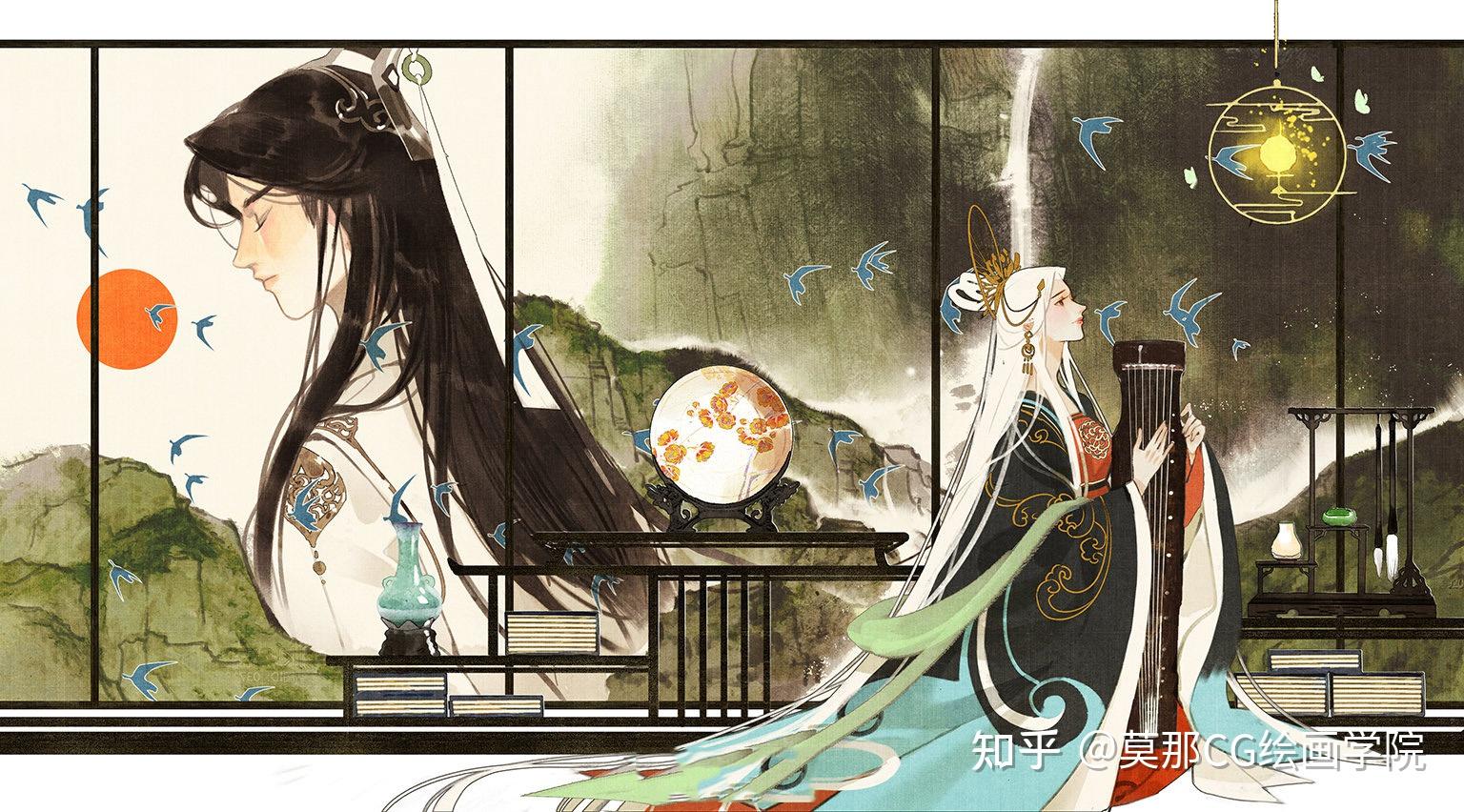 莫那CG绘画学院插画欣赏:画师牧风老师的作品 - 知乎