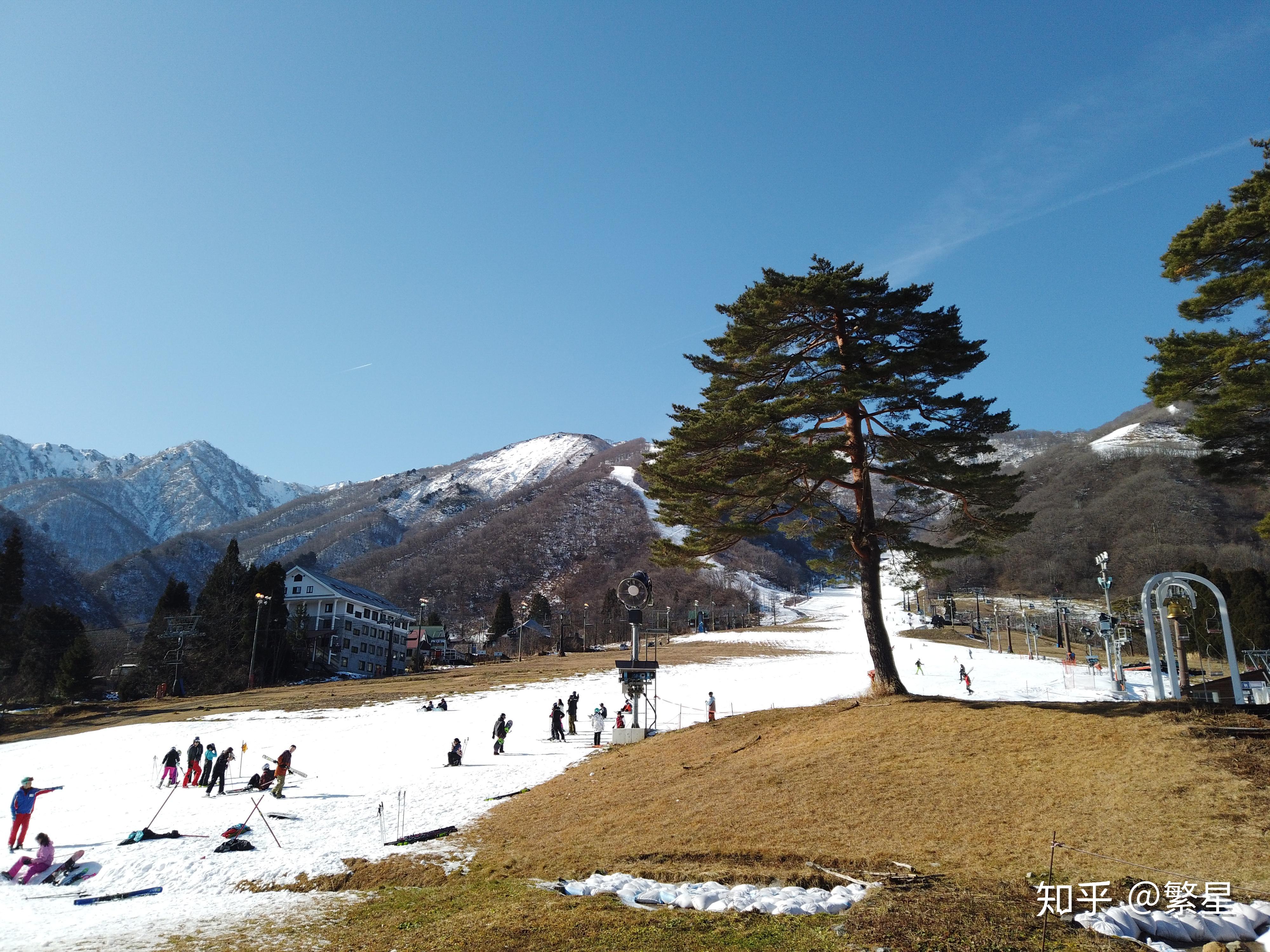 日本白马村滑雪场图片