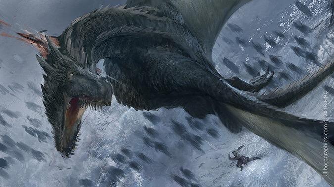 robert simon 67s07e06《beyond the wall》大战片段与e07冰龙毁