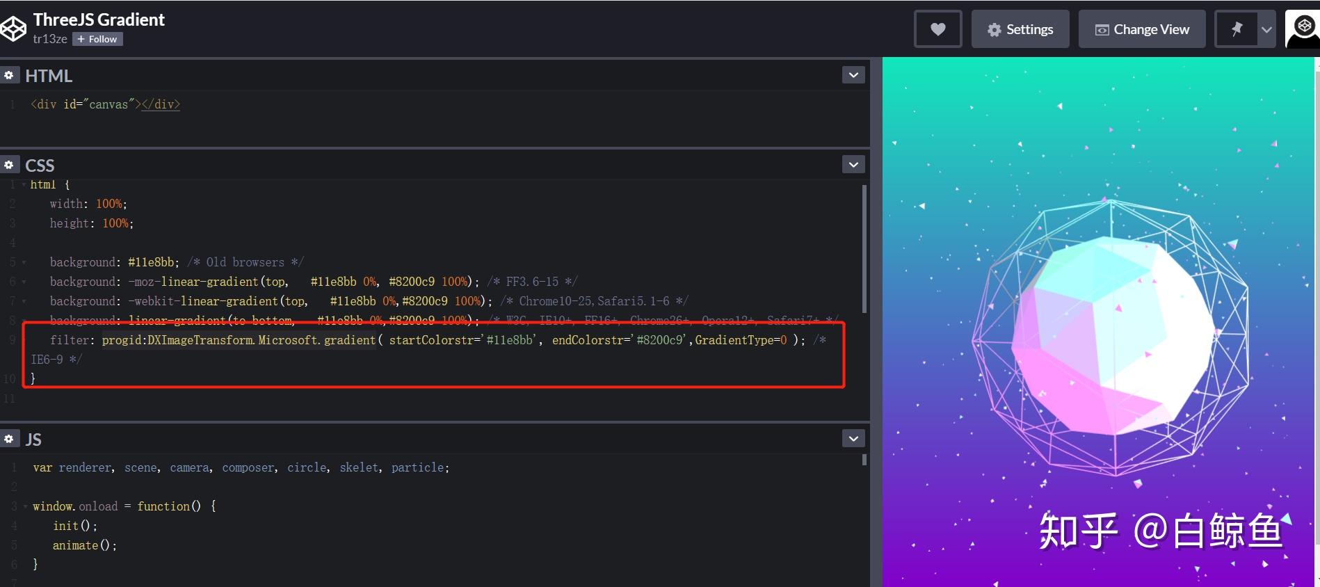 【CSS特效】progidDXImageTransform.Microsoft.Gradient 知乎