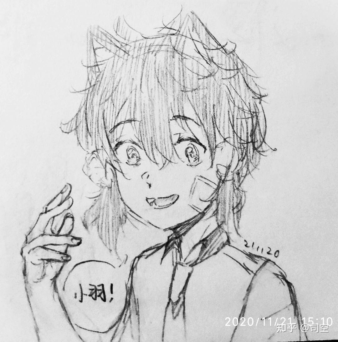 上山喂狗却捡了个银狼少年同人作品欣赏一