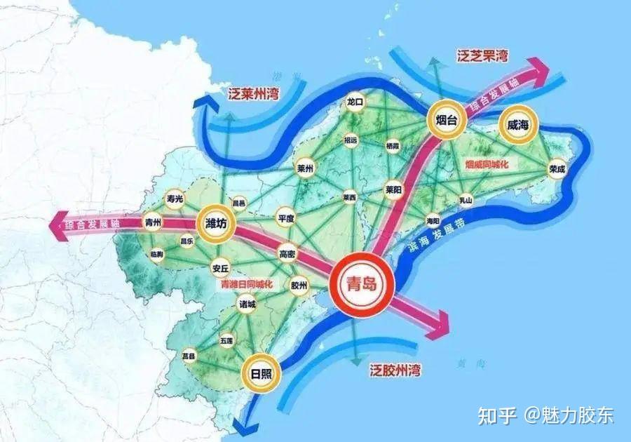 胶东经济圈:“五城”一体化发展拔锚起航 - 知乎