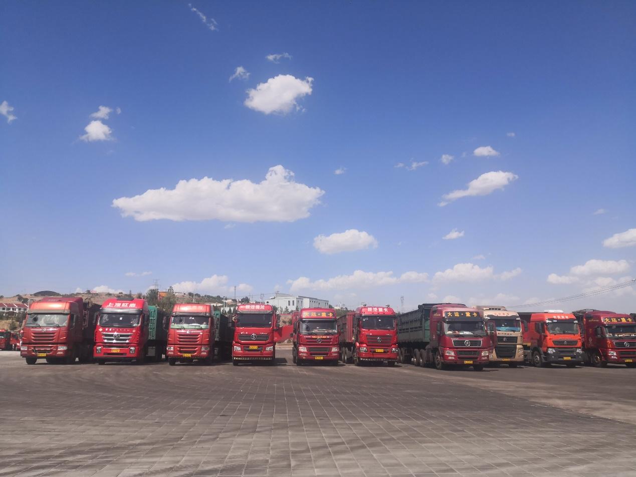 货运车辆防疫排队免费开通使用中科学有效防控确保安全健康