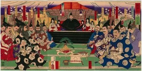 两人后又于1587年举行大型茶事"北野大茶会",规定不论是家臣,商人