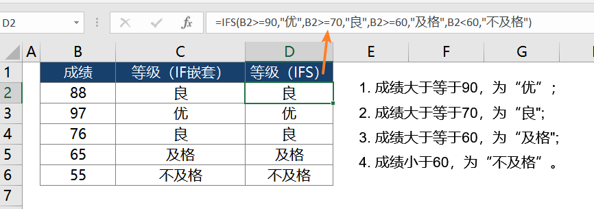 常规函数 | IFS函数的应用,多条件不必再嵌套了 - 知乎