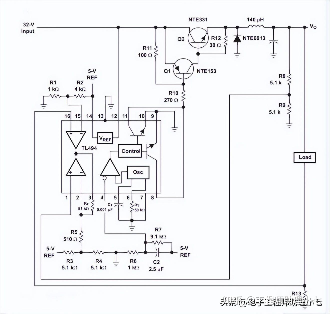 TL494功放升压电路图图片