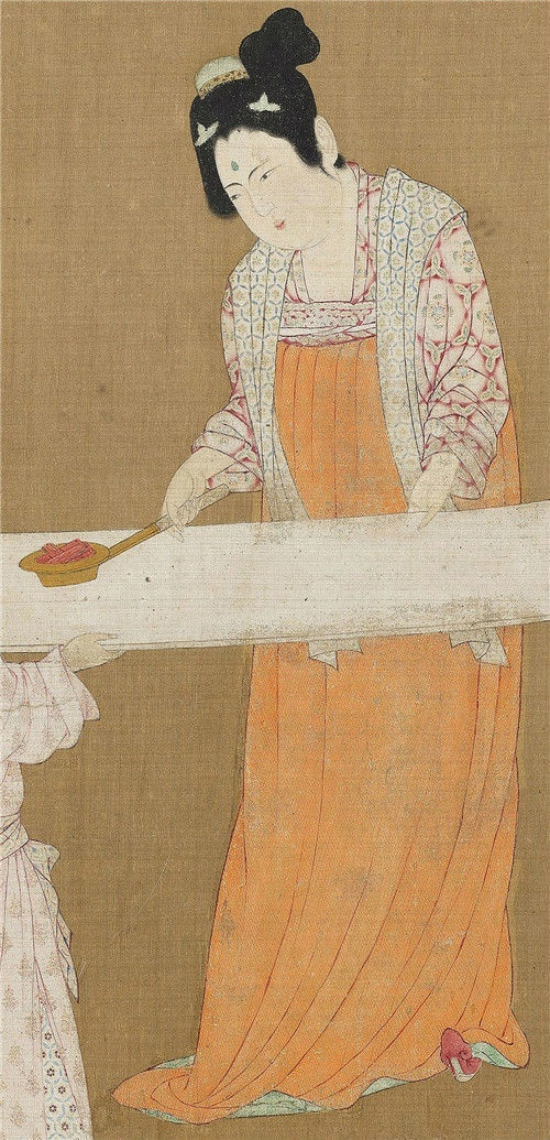 【服饰篇】唐代宫廷画家张萱《捣练图》赏析 - 知乎