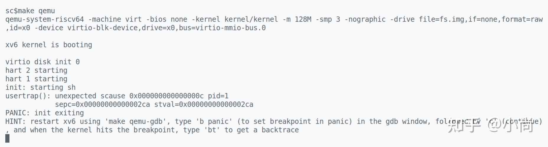 7-lab-copy-on-write-fork-for-xv6