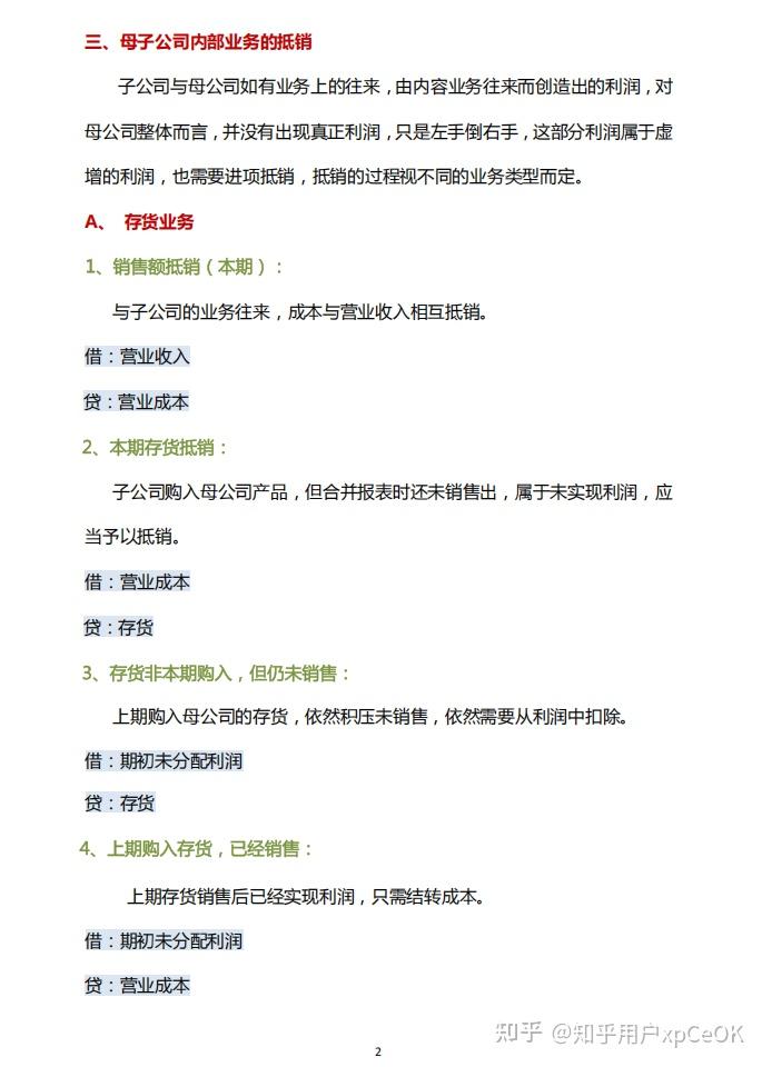第一次见有人把企业合并和合并财务报表编制实操讲的如此清楚，含编制流程和抵销分录，附合并报表底稿模板（带公式） - 知乎