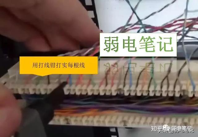 最全图文大对数电缆端接到110(语音)配线架,电话配线架打线 图14 最全图文大对数电缆端接到110(语音)配线架,电话配线架打线 图14