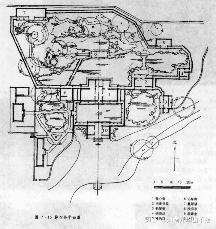 中国古典园林史》经典园林平面图-画图题必备素材 - 知乎
