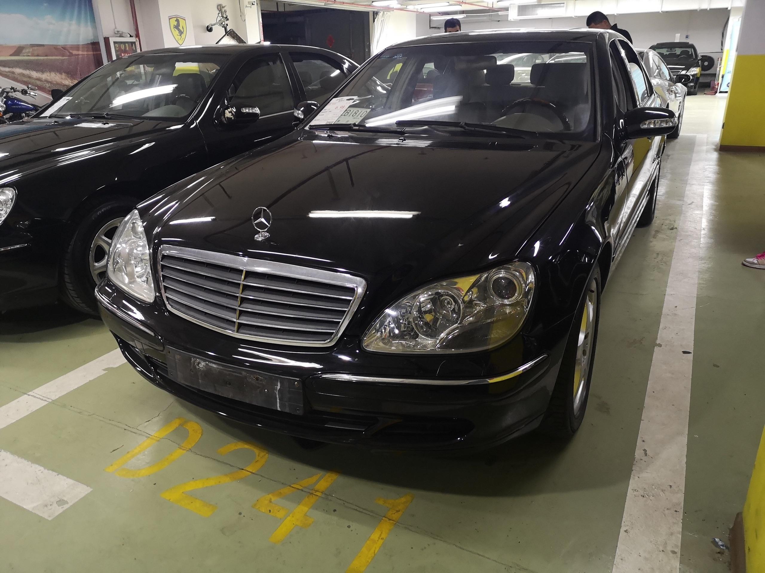 检测一台奔驰s500二手车检测二手车评估二手车鉴定