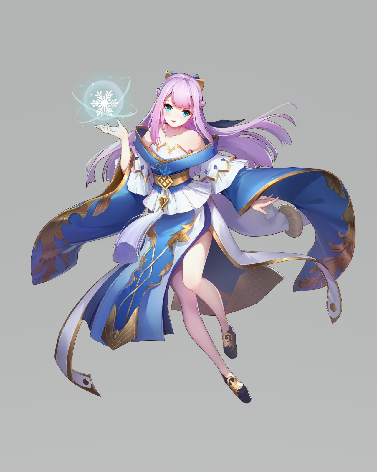 叶紫芸绝技:叶紫芸变身风雪皇后,对敌方前中排释放