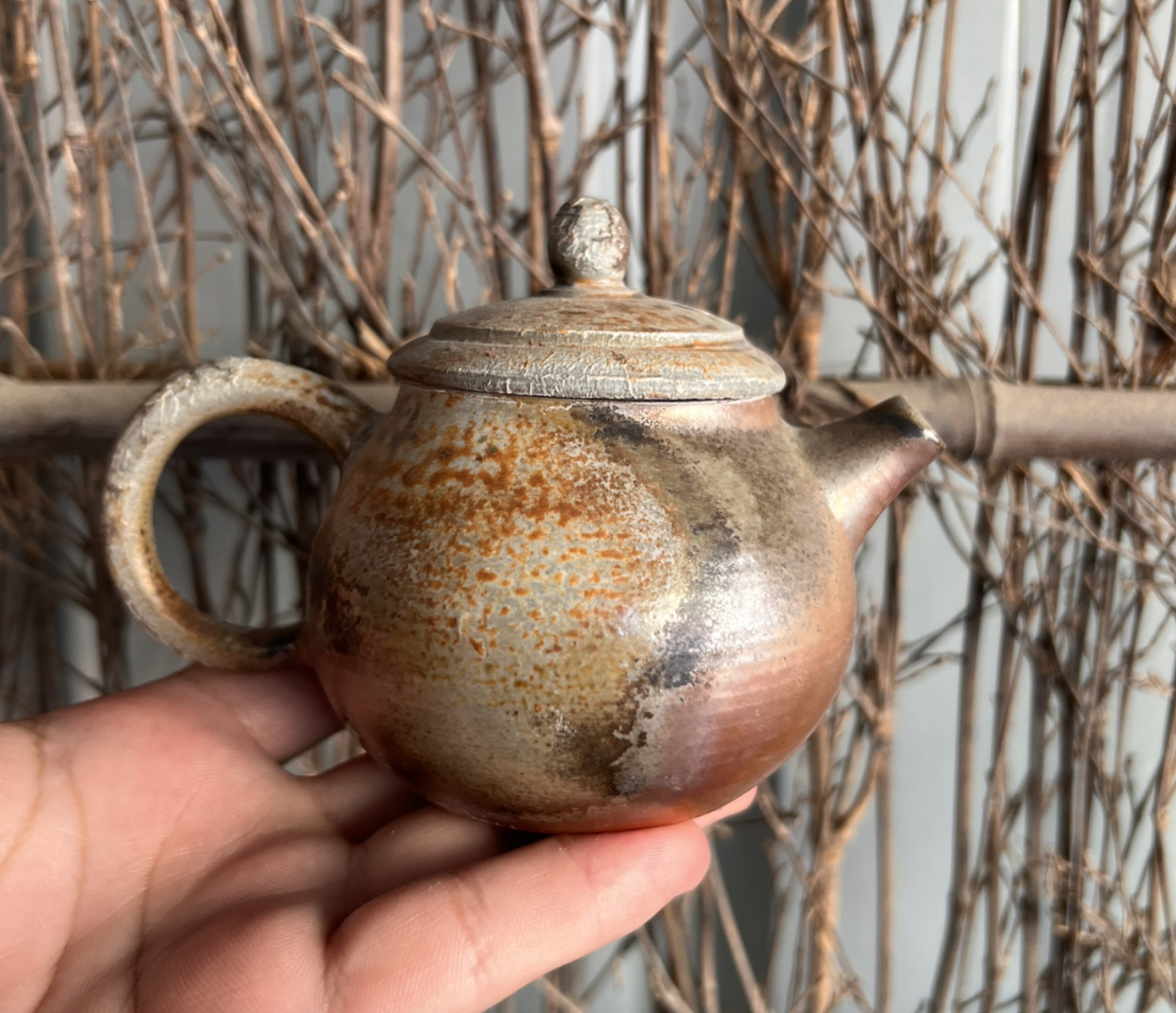 柴烧记十:纯原古法柴烧茶壶茶杯,淳朴的外表和让人怀念复古的味儿!