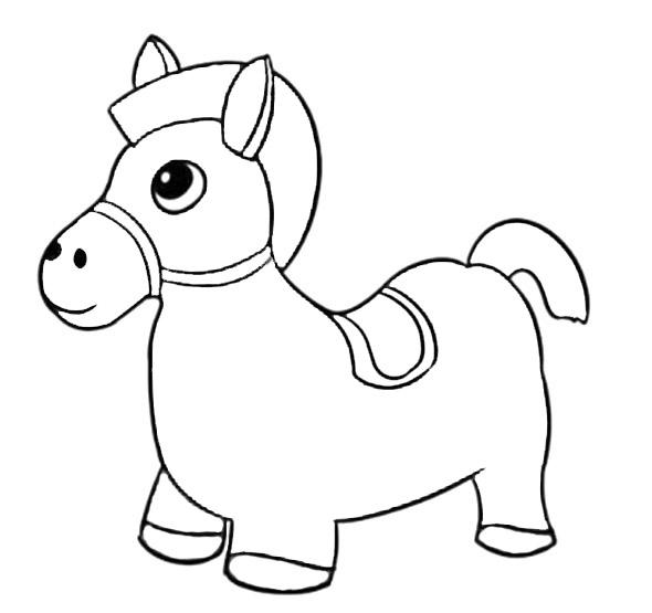 十二生肖及其简笔画之午马 07