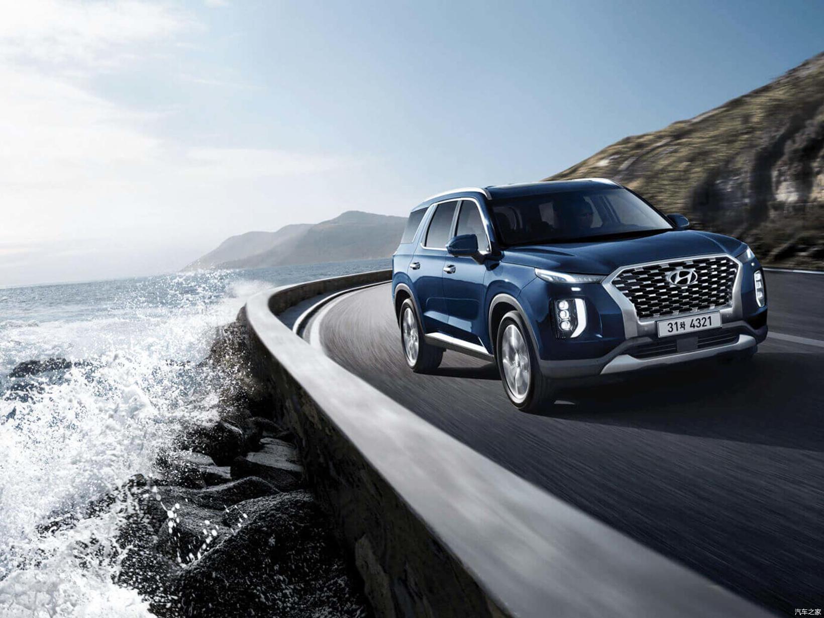 三天后发布现代旗舰suvpalisade抢先实拍