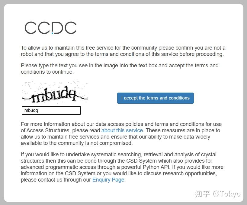 CCDC-Access Structures-简单搜索需登陆才能使用 - 知乎