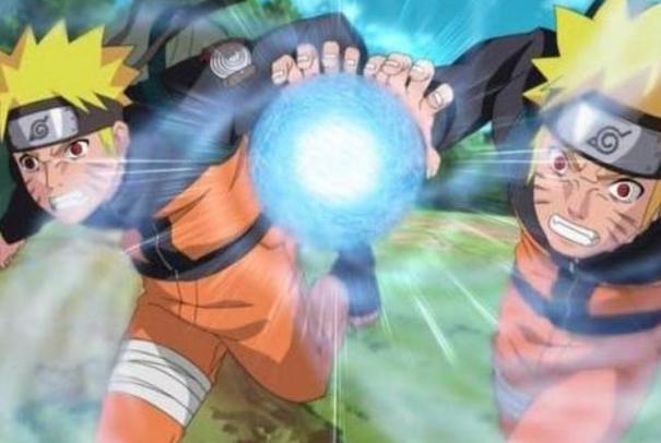 火影,鸣人与人合作搓过的丸子,跟老爹也搓过!