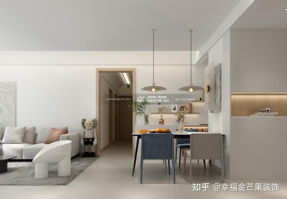 【幸福金芒果】禧悦春城|136m²现代风装修设计 清风疏影,闻喧享静 - 知乎