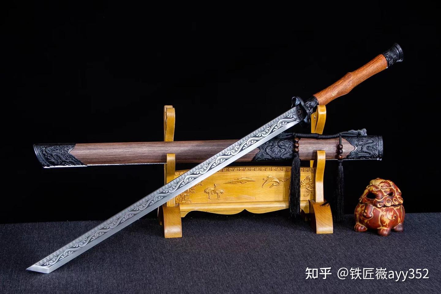 高性能唐横刀【雲山】古兵器   武具　刀装具　日本刀　模造刀 横刀  直刀 龙头唐横刀双槽版本- 我的网站