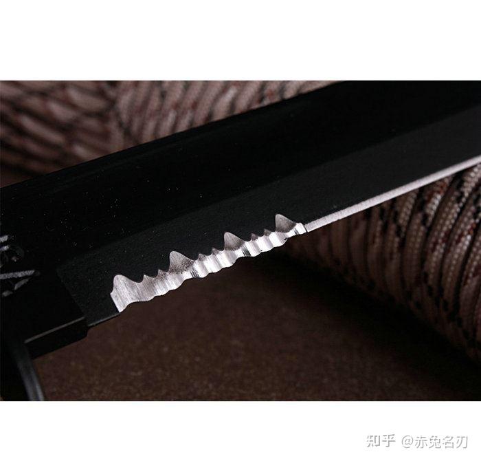 卡巴1259短版黑色直刀