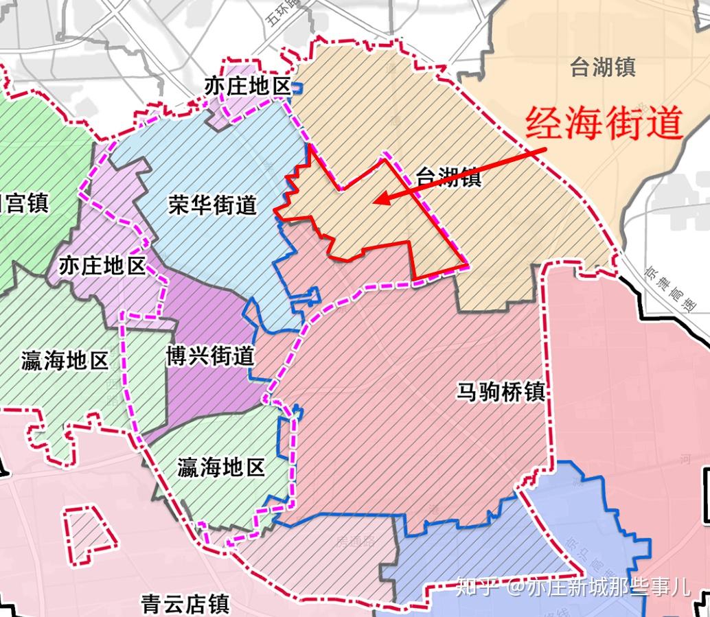 亦庄河西区地图图片