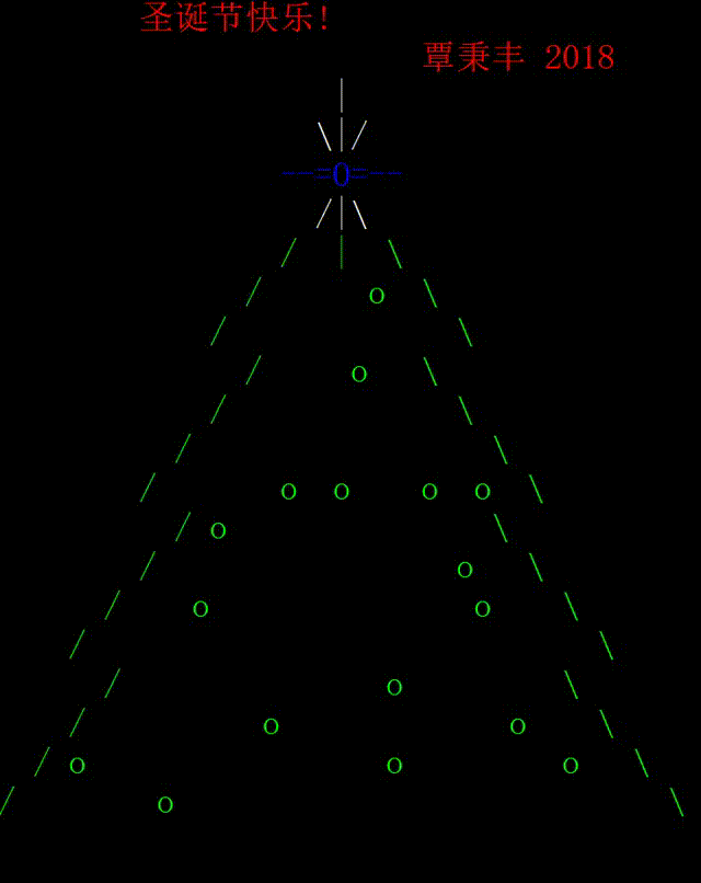 实战教你用python画各种版本的圣诞树
